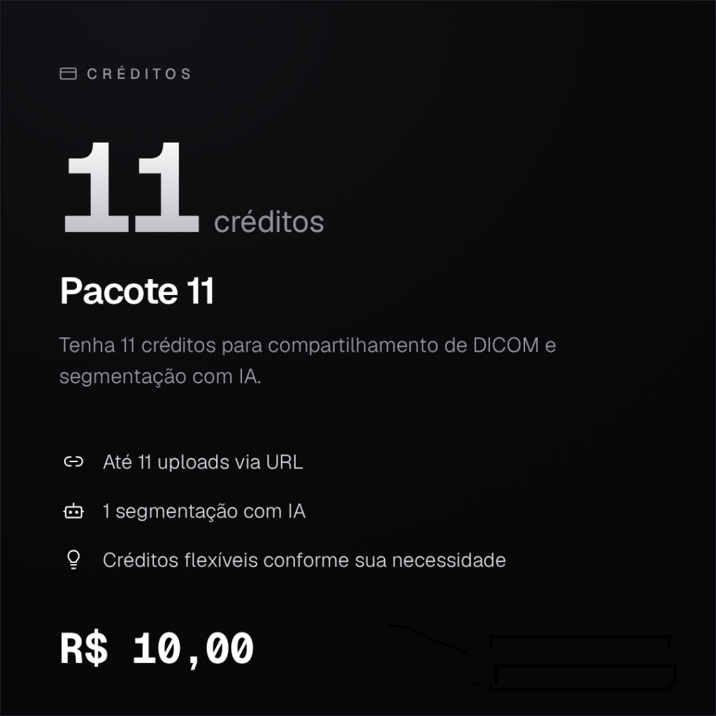 Pacote de 11 Créditos